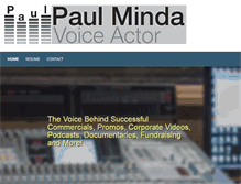 Tablet Screenshot of paulminda.com